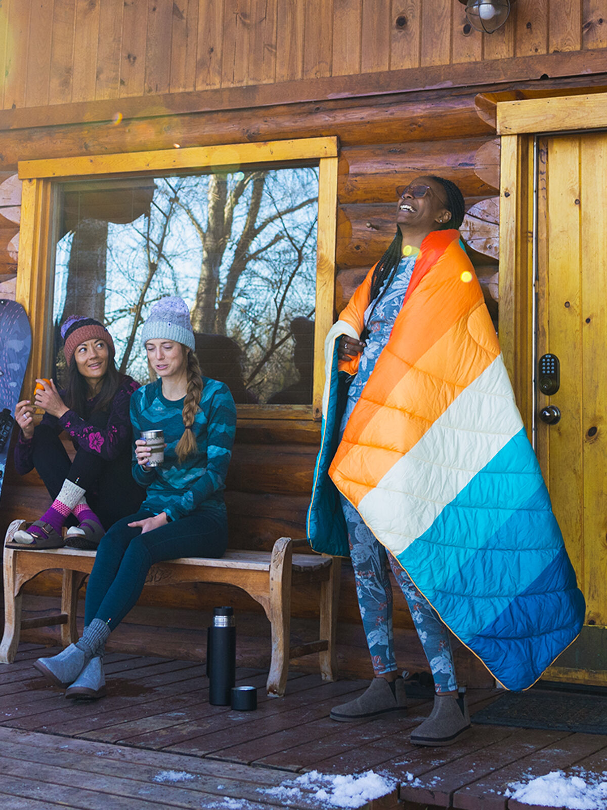 Rumpl Blanket Puffer: Retro Rays | Title Nine