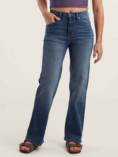Performance High Rise Straight Jeans