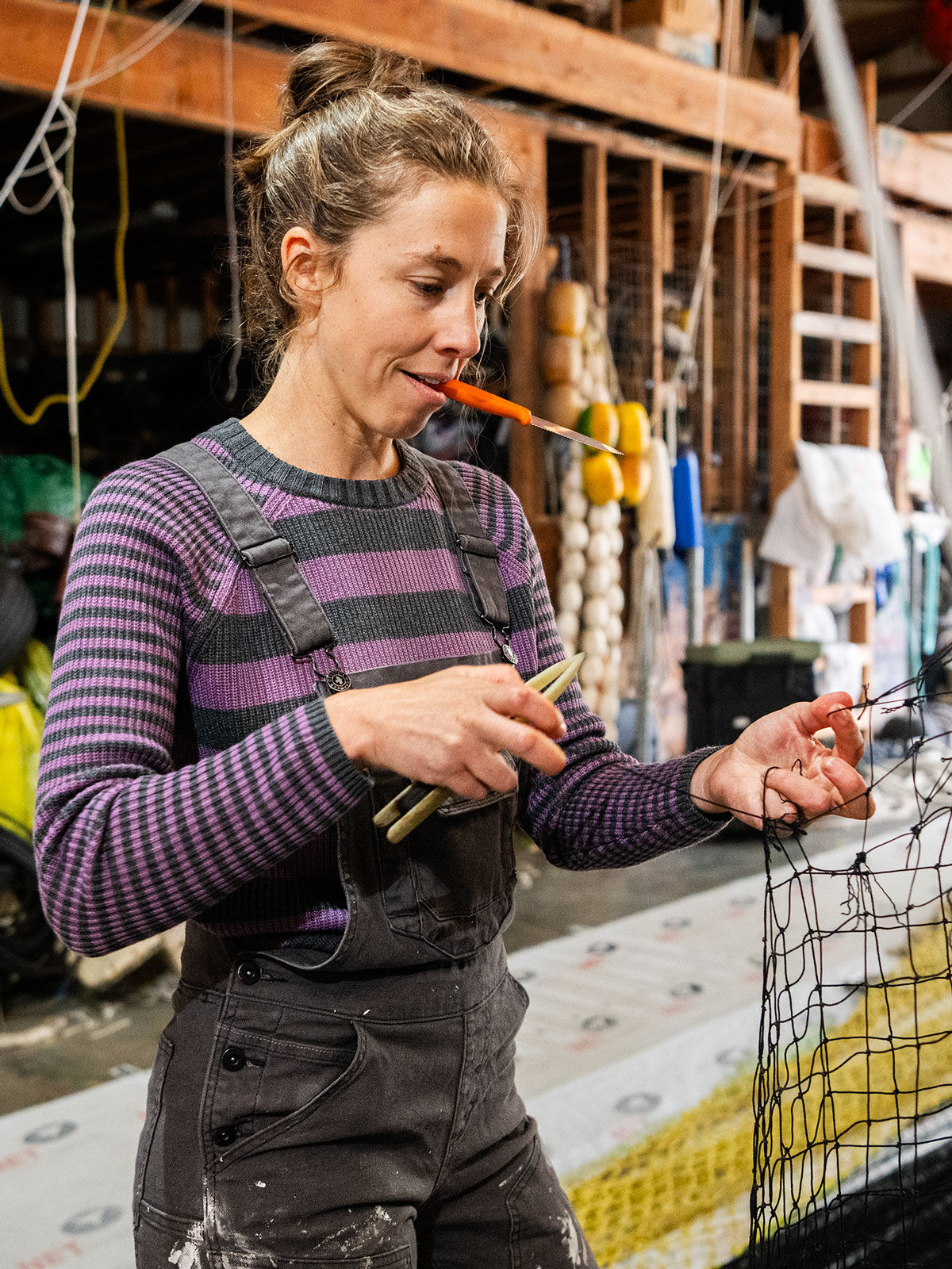 Women Offsite Seawool Crew Neck Sweater Stripe | Title Nine