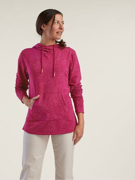 Women's French Terry Hoodie: Cabrillo - Nikko