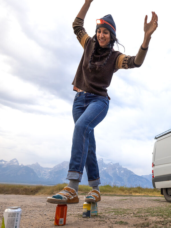 Defroster Performance Fleece-Lined Straight Jeans