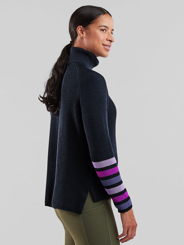 Offsite Synergy Turtleneck Sweater - Stripe, , original