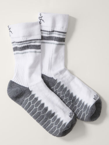 Smash Silver Mini Crew Socks