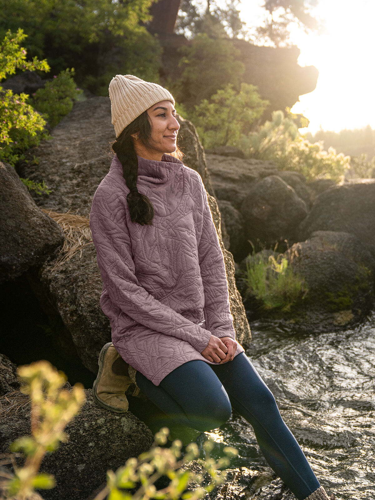 Women's Hulp Long Sleeve Cotton Blend Dress | Title Nine