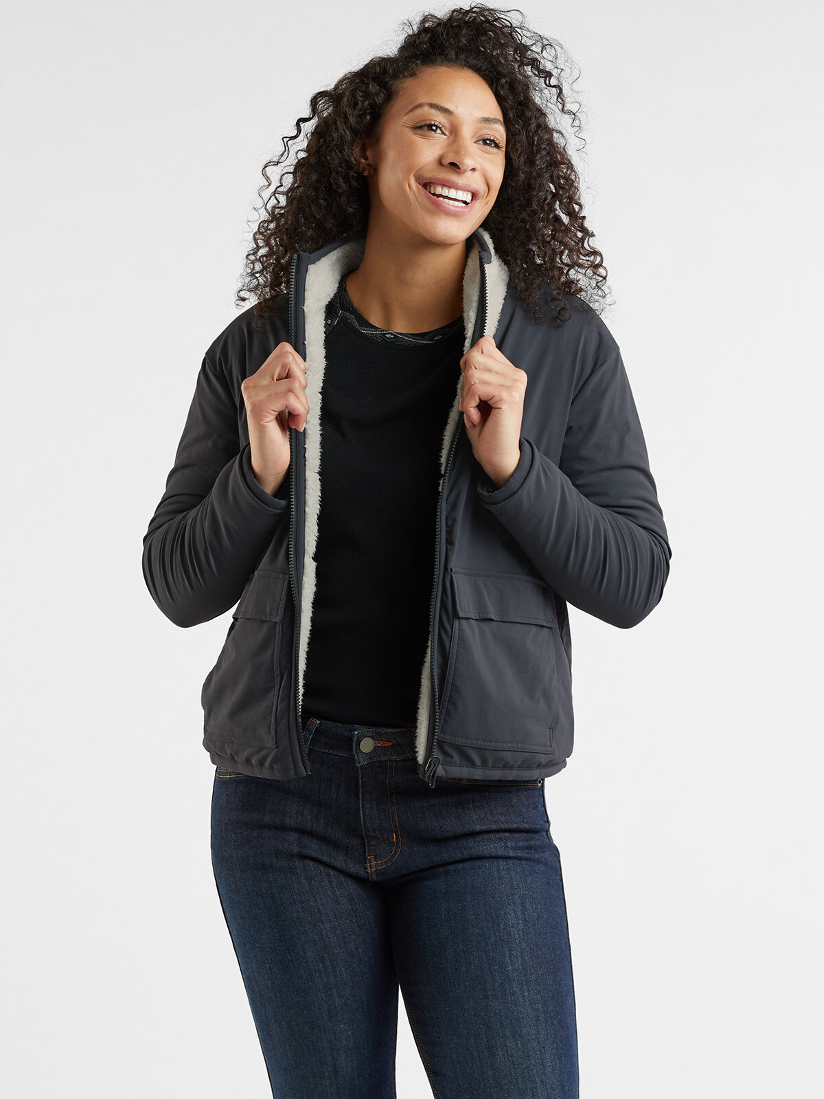 Sherpa Lined Jacket Women s Rushmore Title Nine
