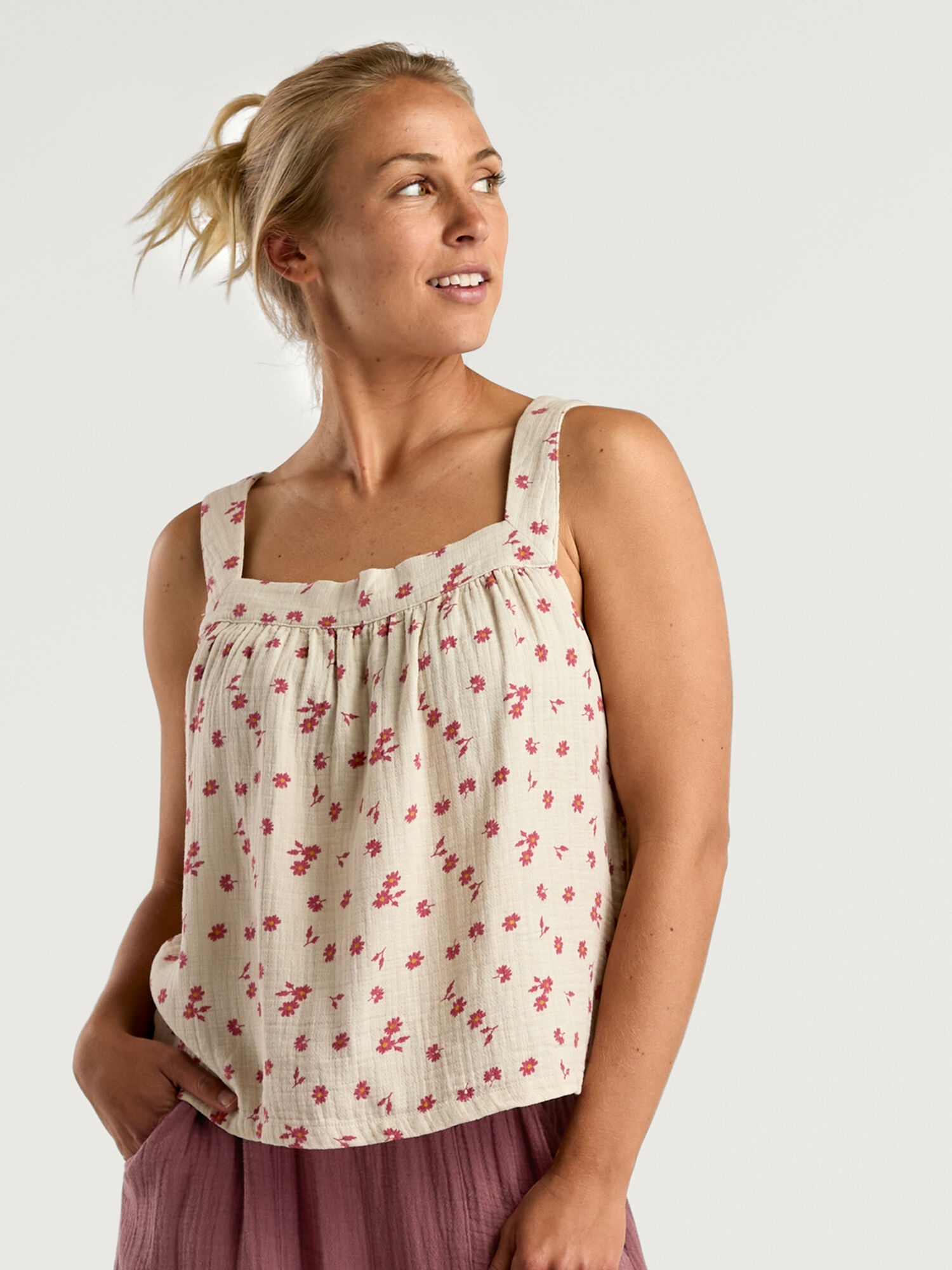 Tate Double Weave Tank Top, , original