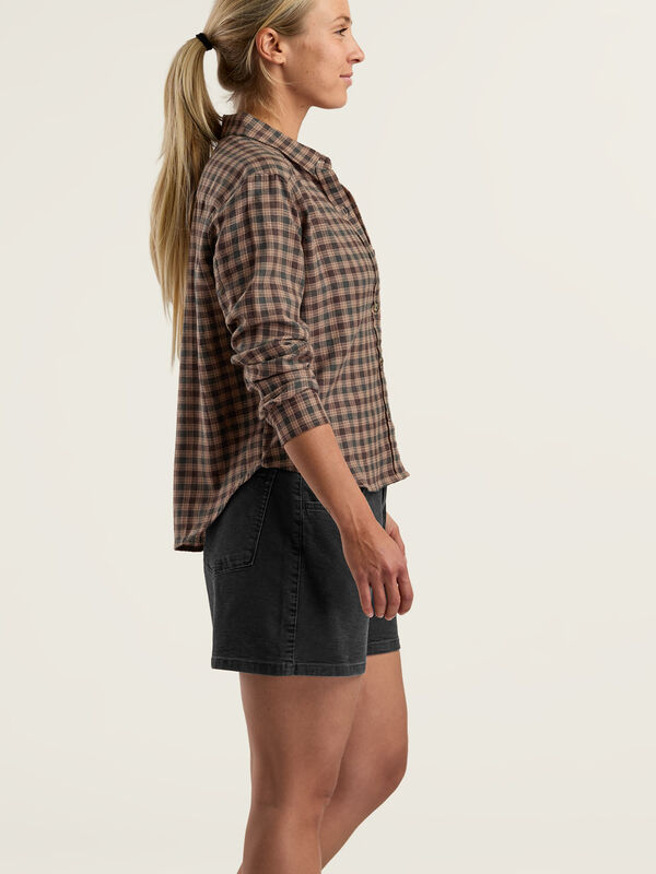 Plaiditude Cropped Shirt, , original