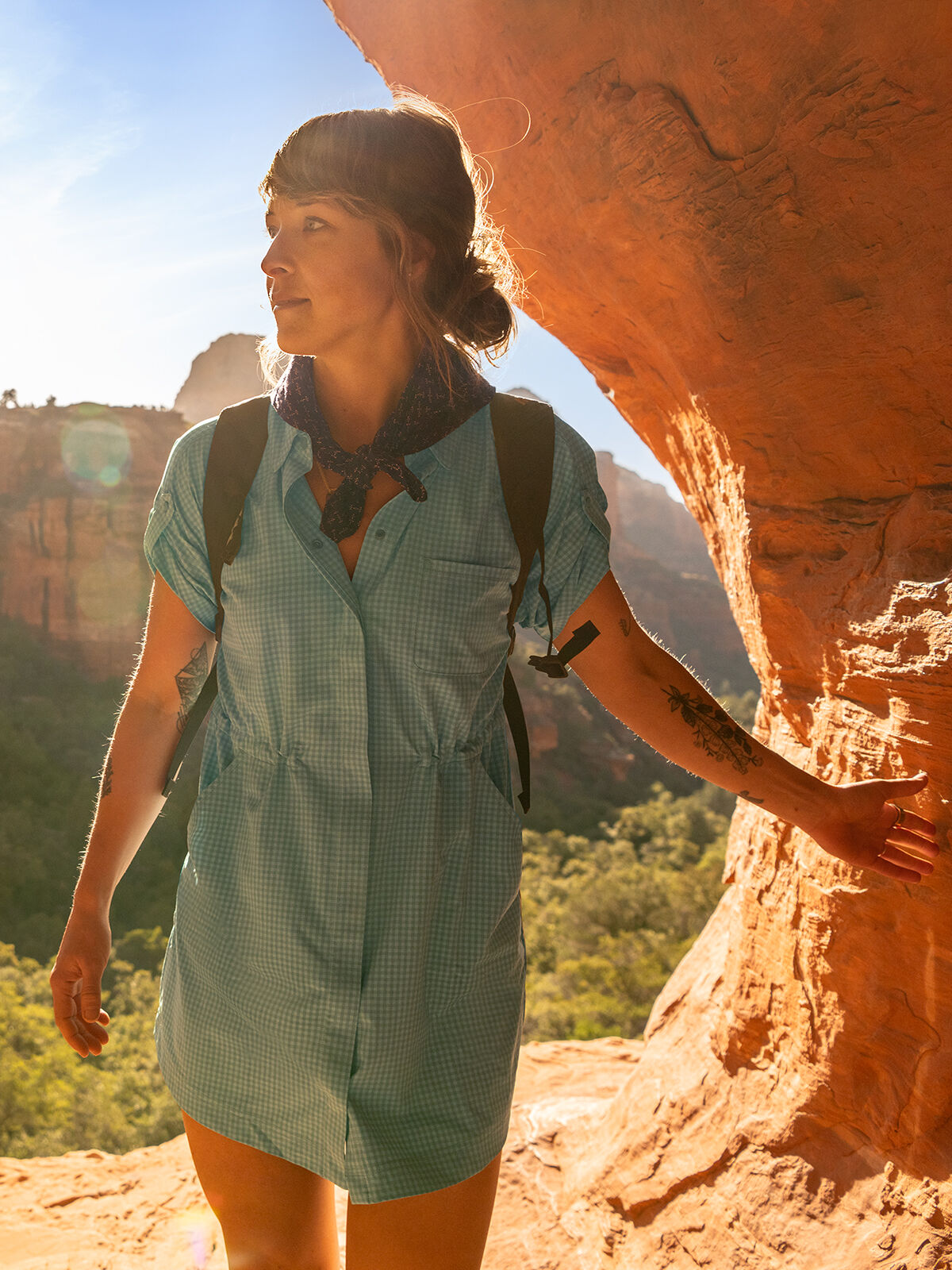 Lightweight Hiking Shirt Dress: Off The Grid | Title Nine