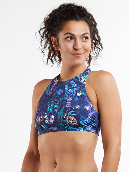 Selkie High Neck Bikini Top - Botanique, , original
