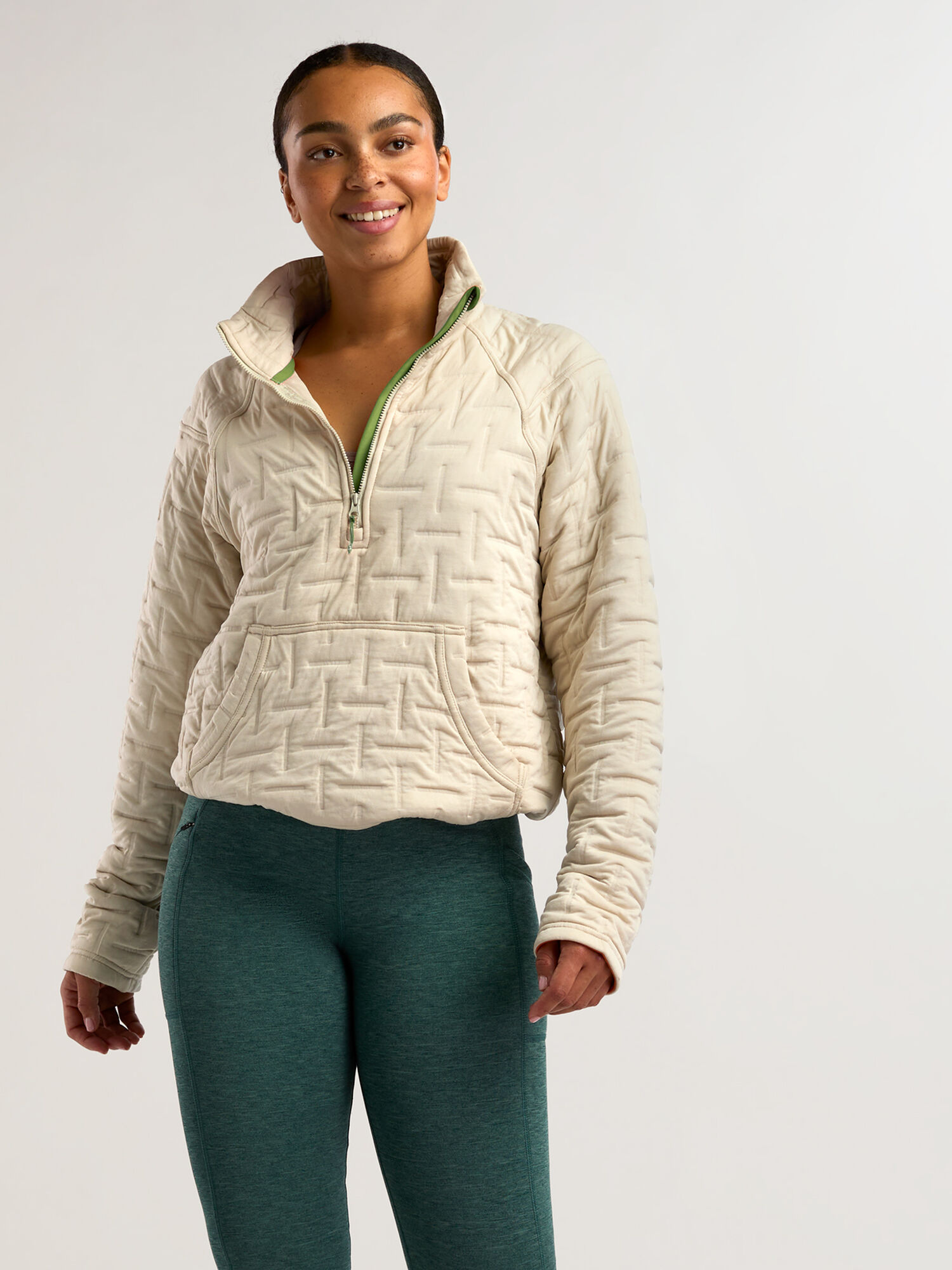Outta Range Quilted 1/4 Zip Pullover, , original