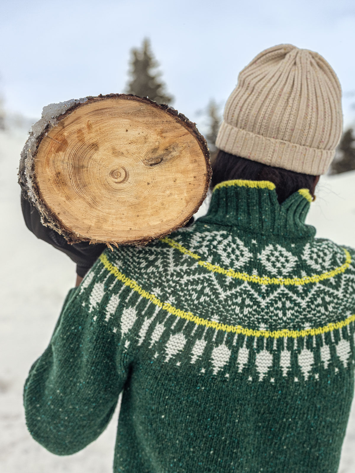 Women's Fairisle Merino Turtleneck Sweater