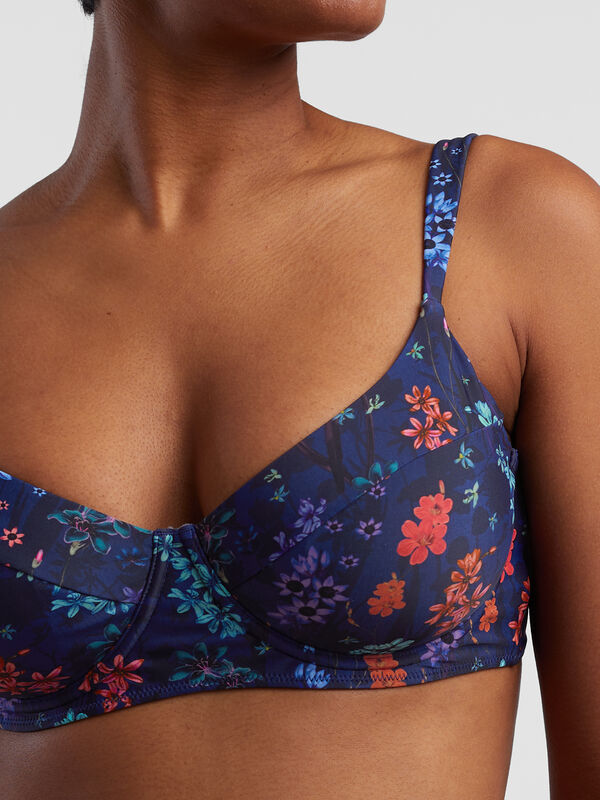 Bodacious 2.0 Underwire Bikini Top - Starlight Garden, , original
