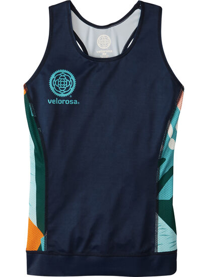 Ride Relentless Cycling Tank Top - Oasis: Image 1