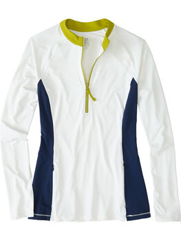 Sunbuster 1/4 Zip Long Sleeve Sun Shirt - Solid
