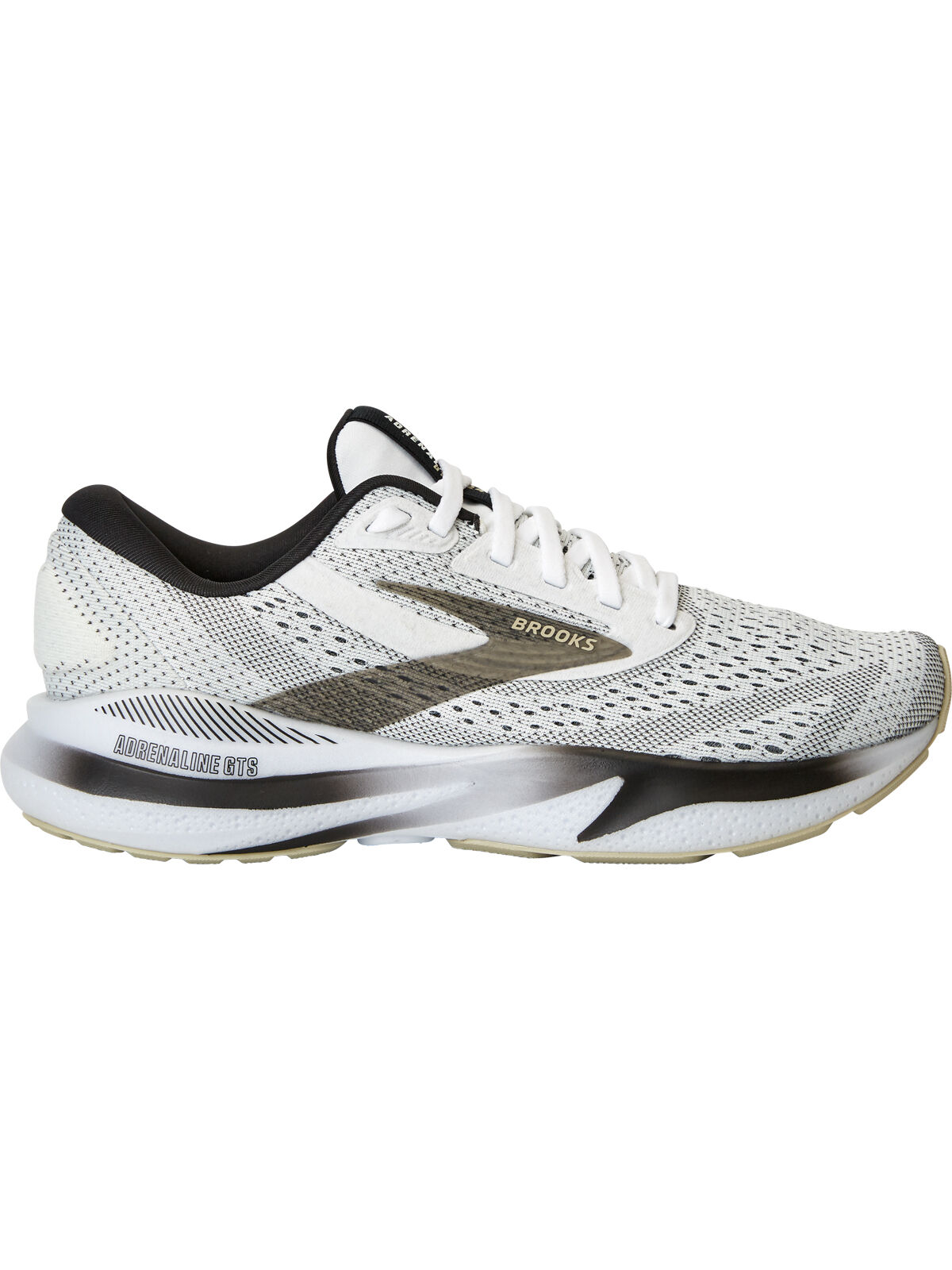 Brooks Women s Adrenaline GTS 24 White Black Pelican 9