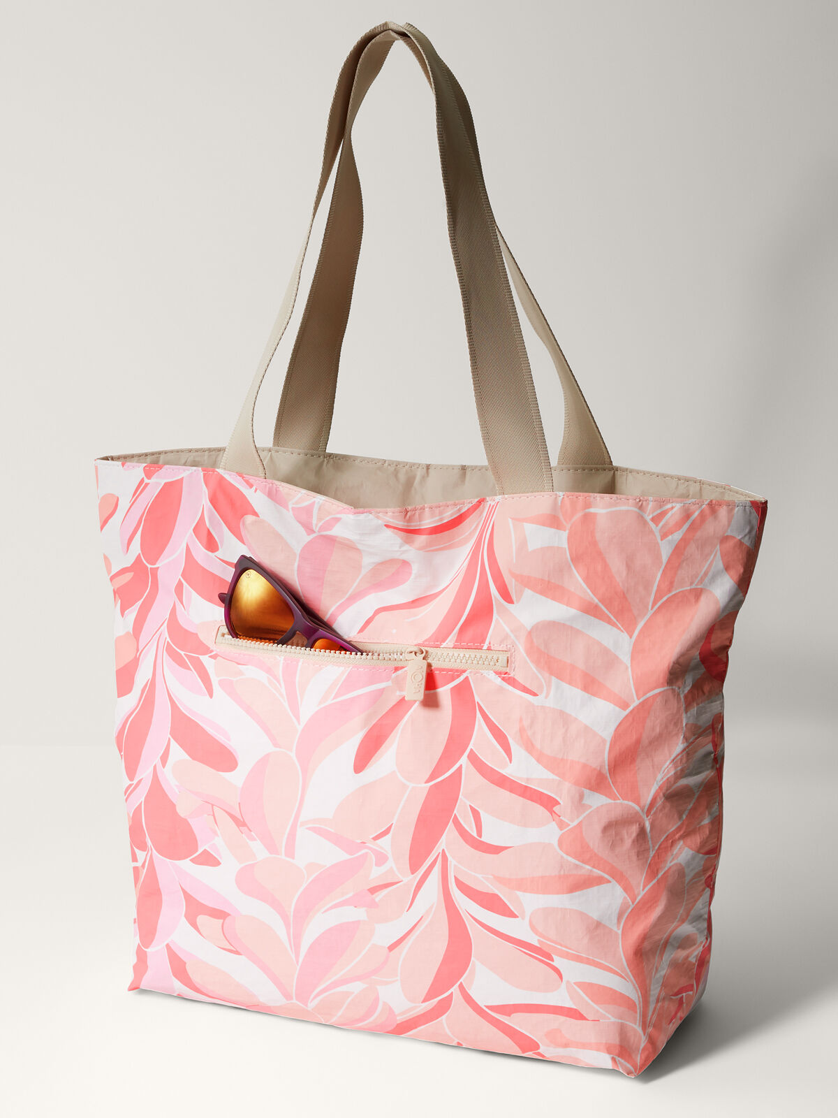 Luanaアロハコレクション Aloha Day Tripper Zipper Tote Bag