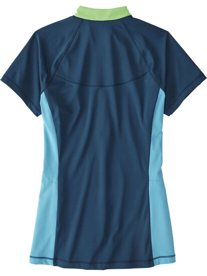 Sunbuster 1/2 Zip Short Sleeve Sun Shirt - Solid, , original