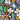 Samba Skort, Navy Garden Print, swatch