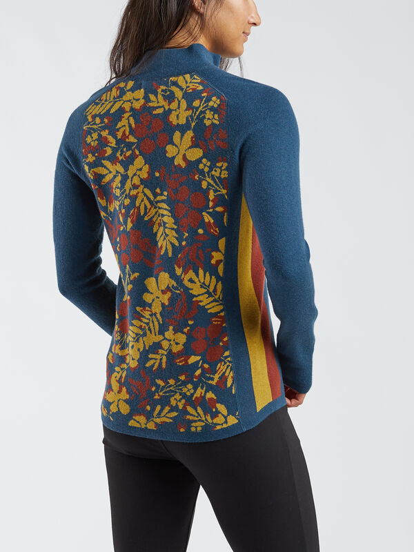 Super Power 1/4 Zip Sweater - Blumen, , original