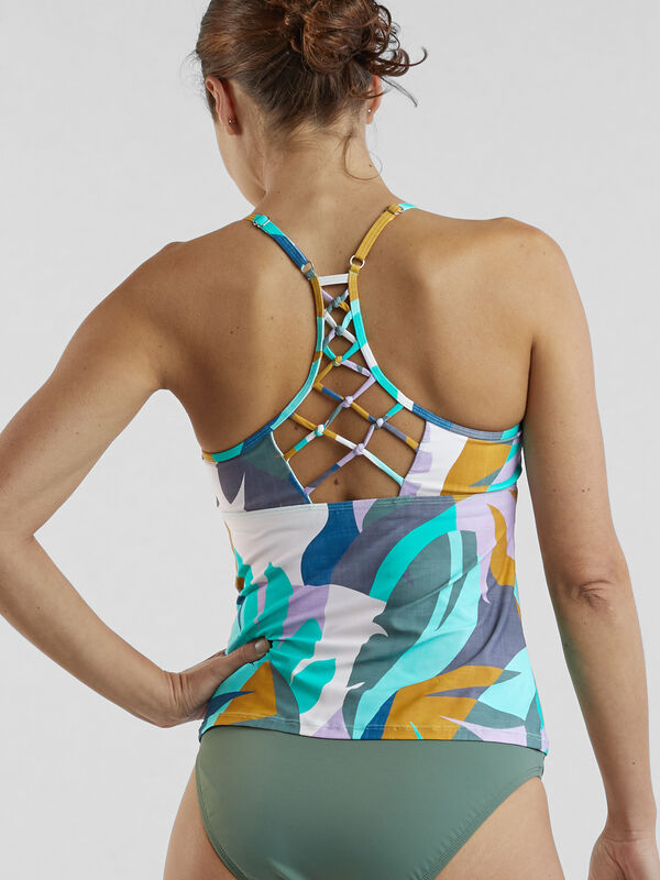 Namaka High Neck Tankini Top - Savanna, , original