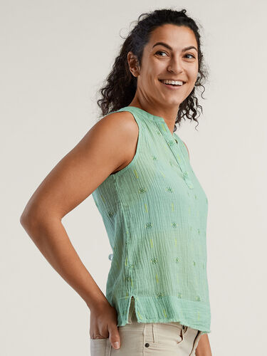 Moorea Gauze Sleeveless Top