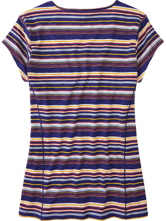 Henerala Short Sleeve Top - Fall Stripes, , original