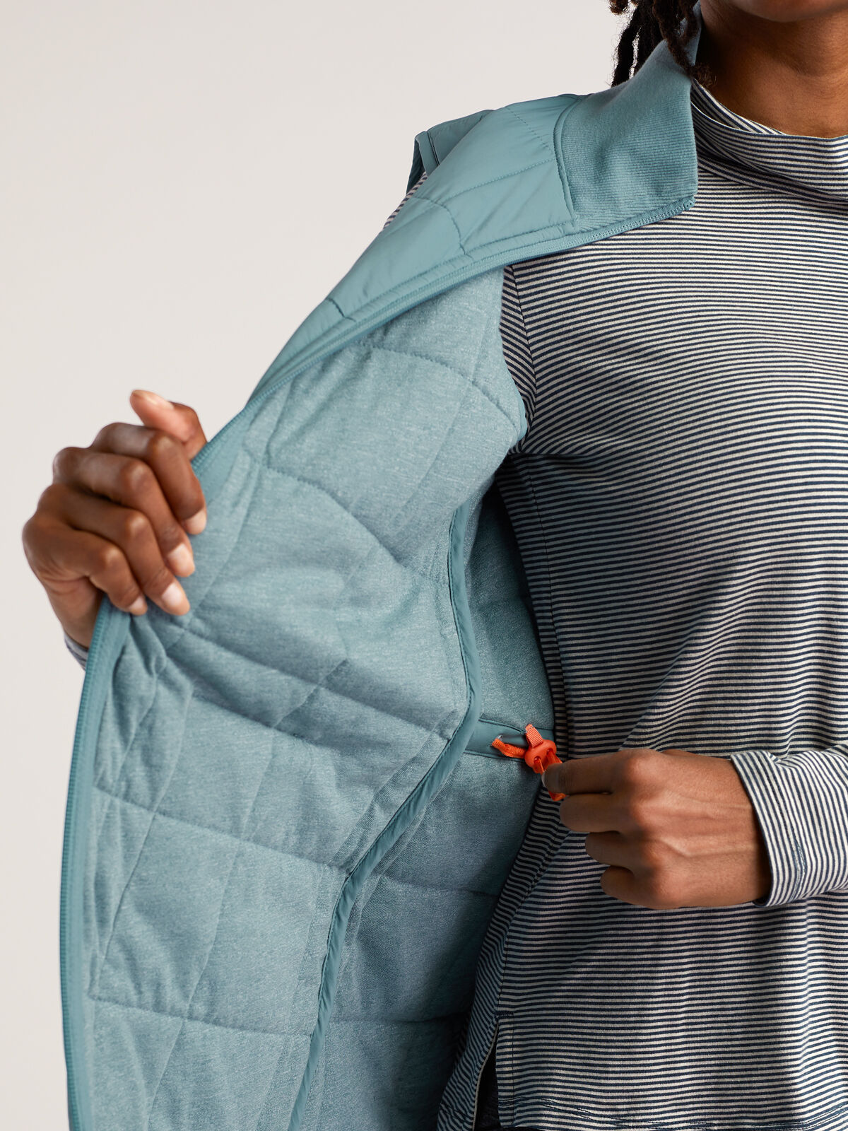 Women's Lightweight Quilted Vest Dress Pinyon