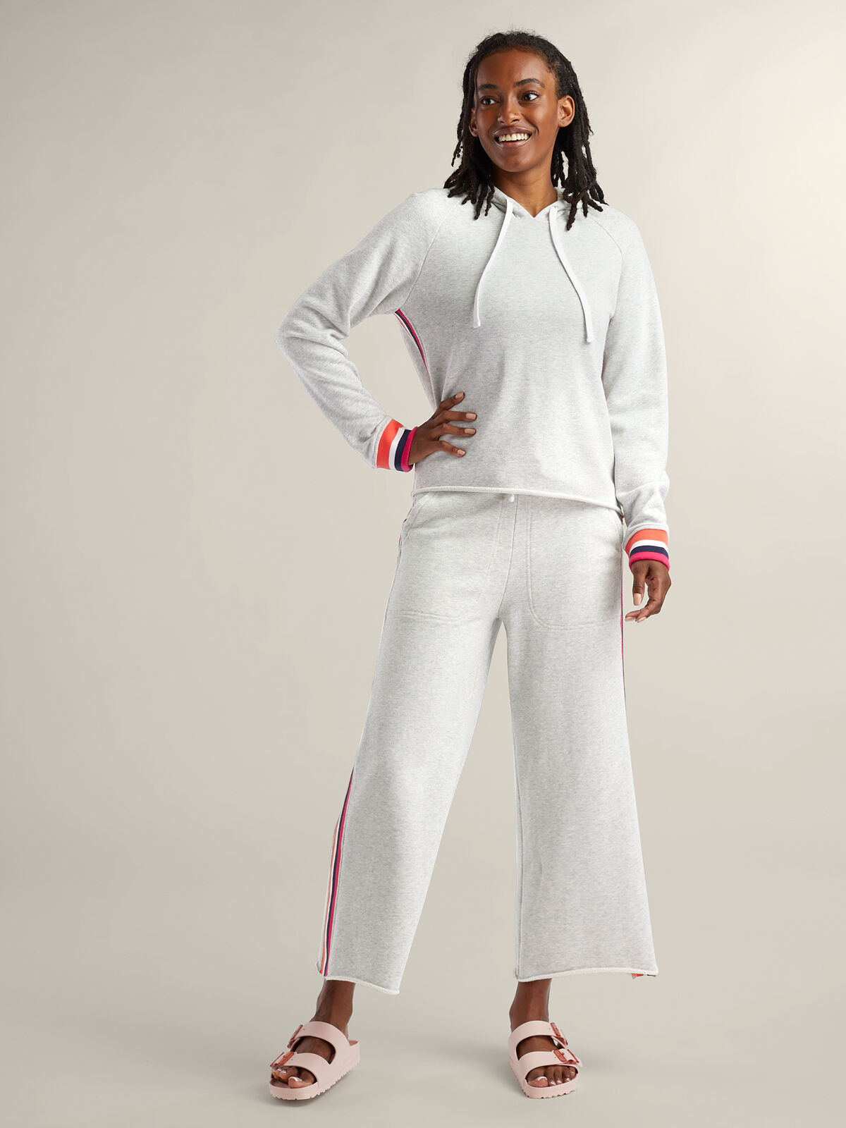 Women's French Terry Hoodie Cropped Sweatshirt: Joyride | Title Nine