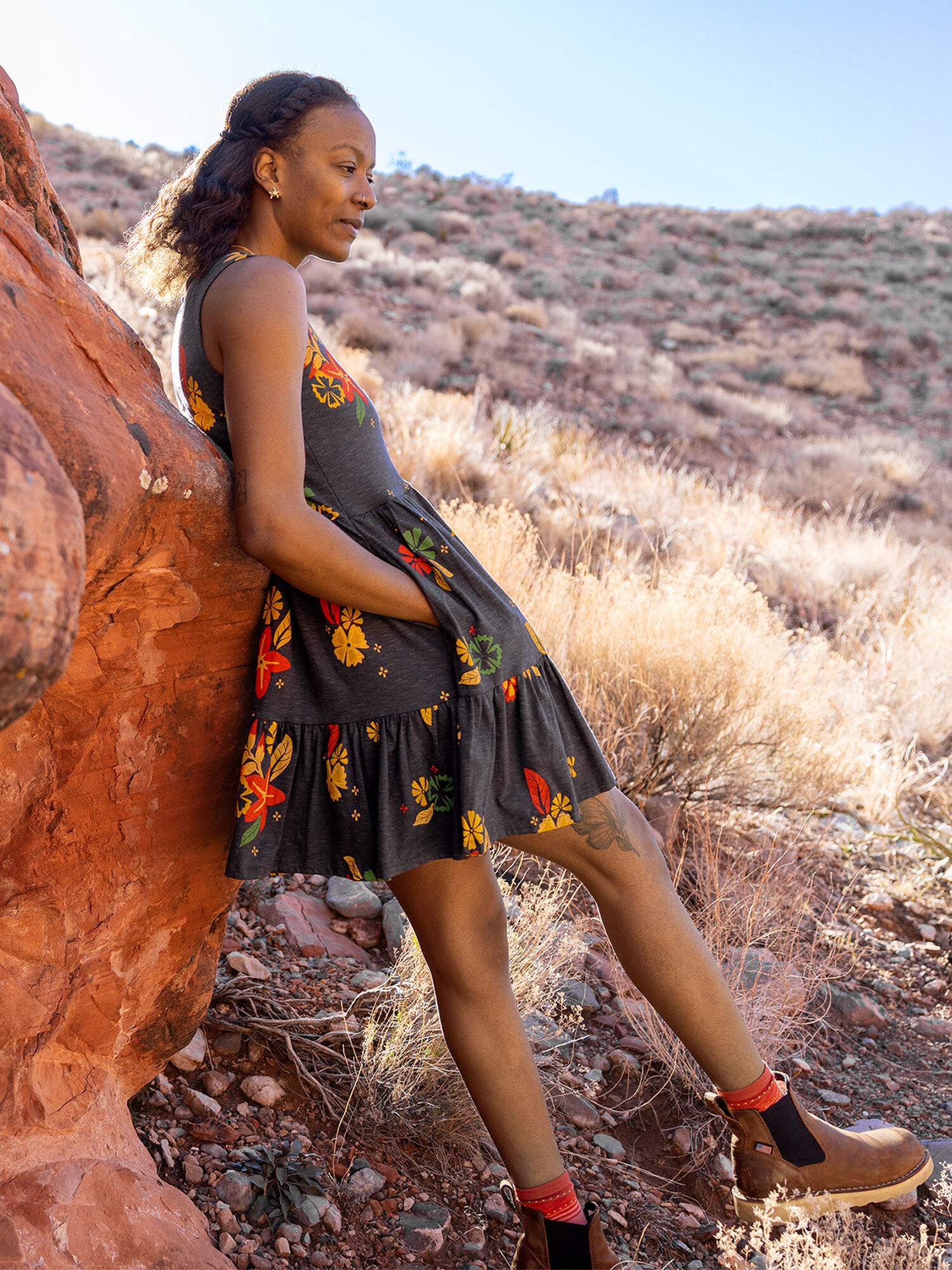 Toad&Co Tiered Dress Whirlwind Title Nine