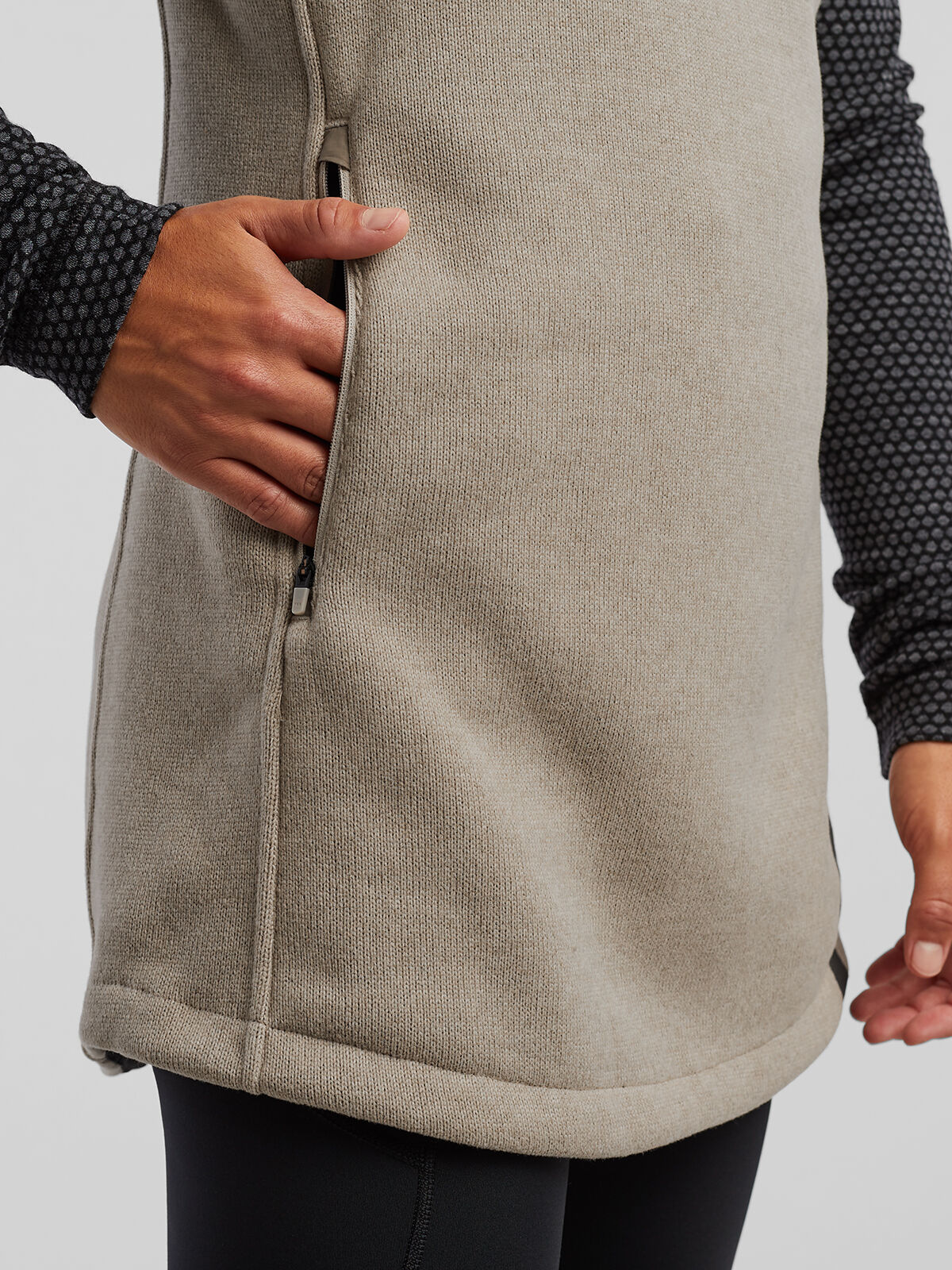 Indyeva Fleece Vest Tunic Dress: 25th Hour | Title Nine