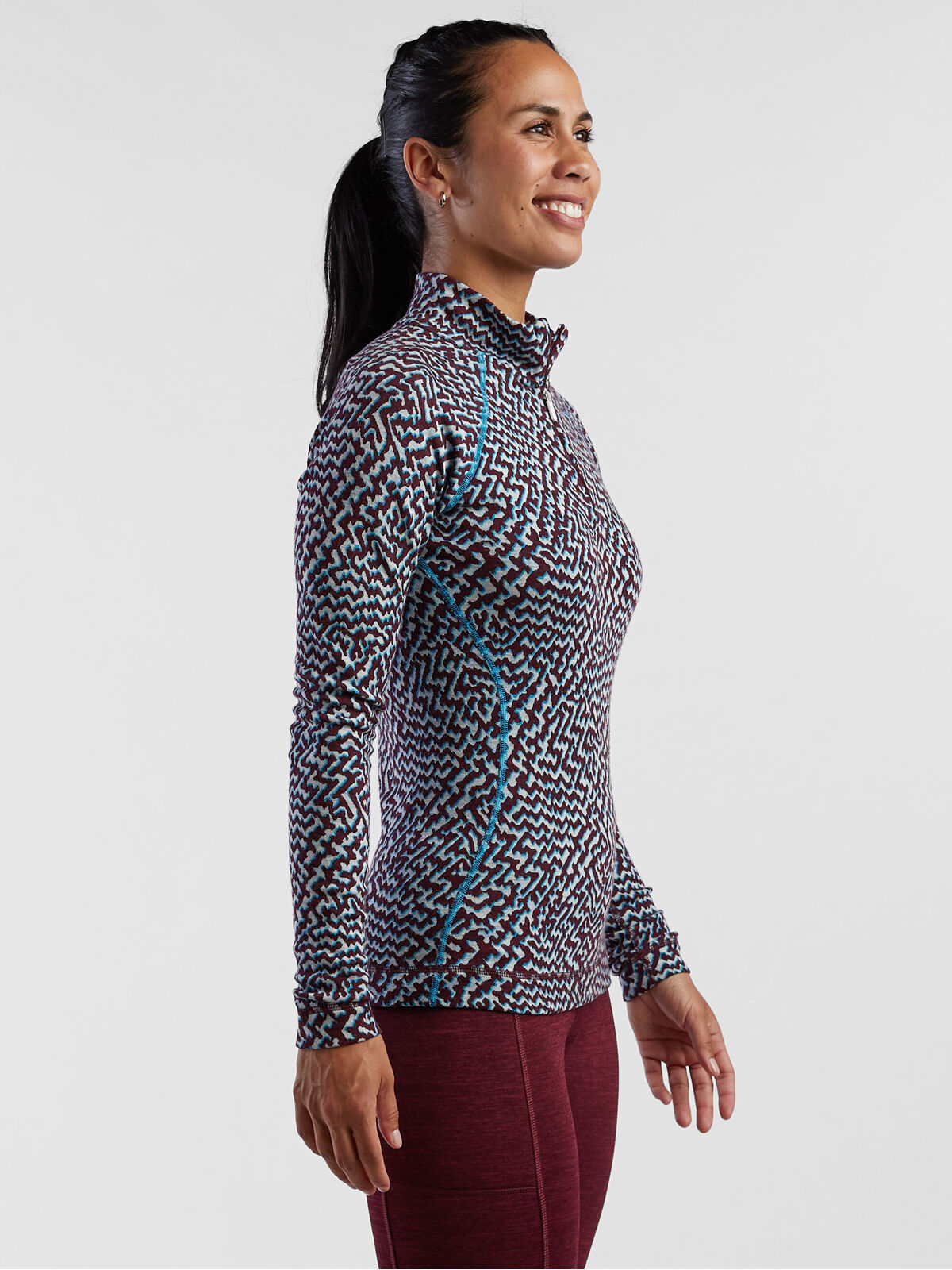 Smartwool Base Layer Wonder Woman 1/4 Zip Top | Title Nine