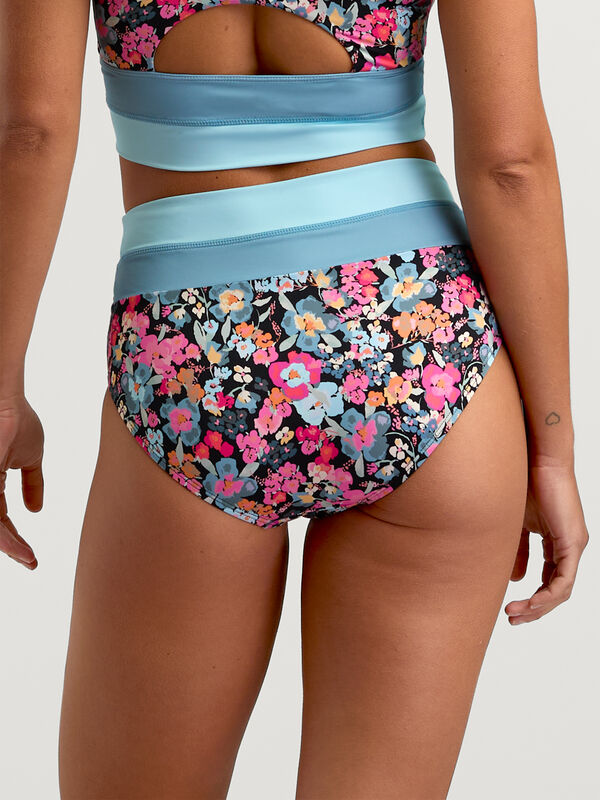Colorblock Bikini Bottom, , original