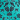 Torfino Longline Bikini Top - Maitai, Aquamarine Print, swatch
