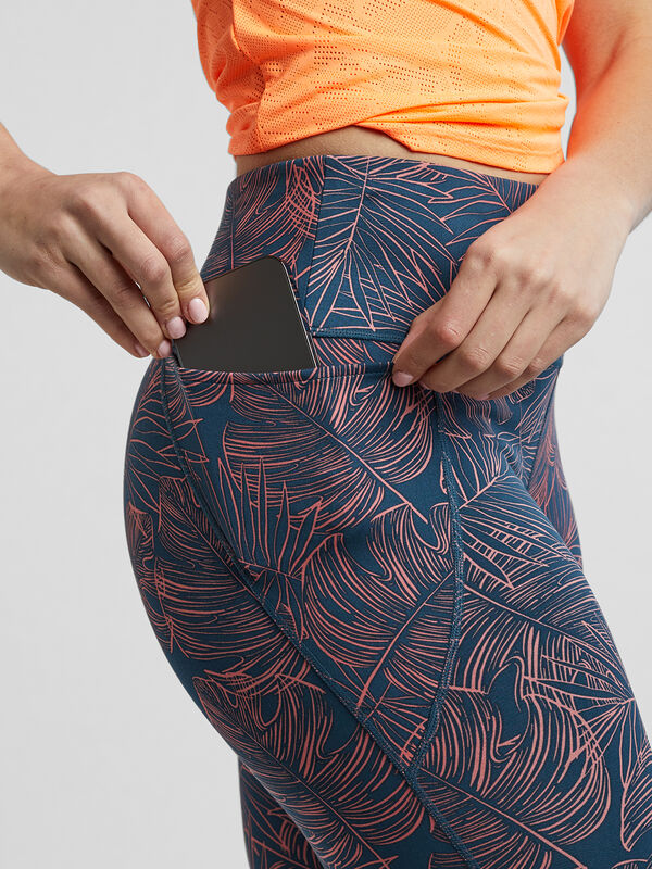Mad Dash Reversible Crop Tights - Aloha, , original