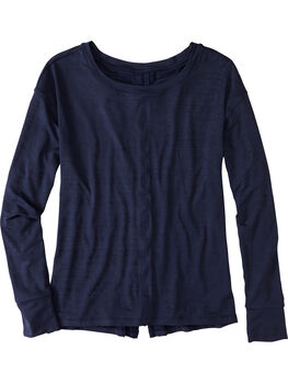 Phoenix Pleat Back Long Sleeve Top