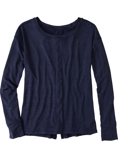 Phoenix Pleat Back Long Sleeve Top, , original