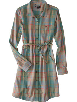 Plaiditude Flannel Shirtdress