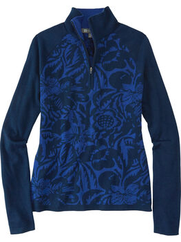 Women's Quarter Zip Sweater: Super Power