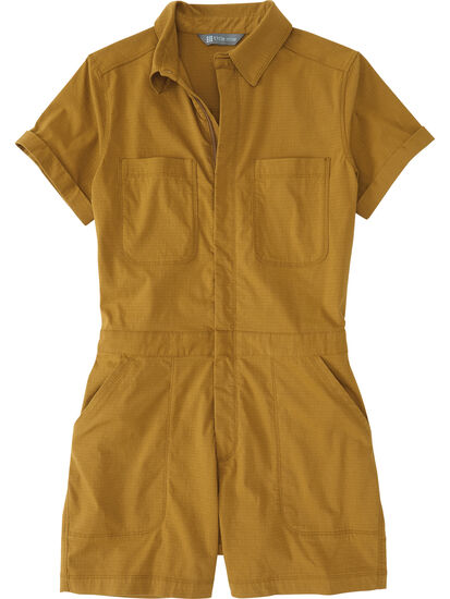 Rosie Utility Romper Shorts - Solid: Image 1