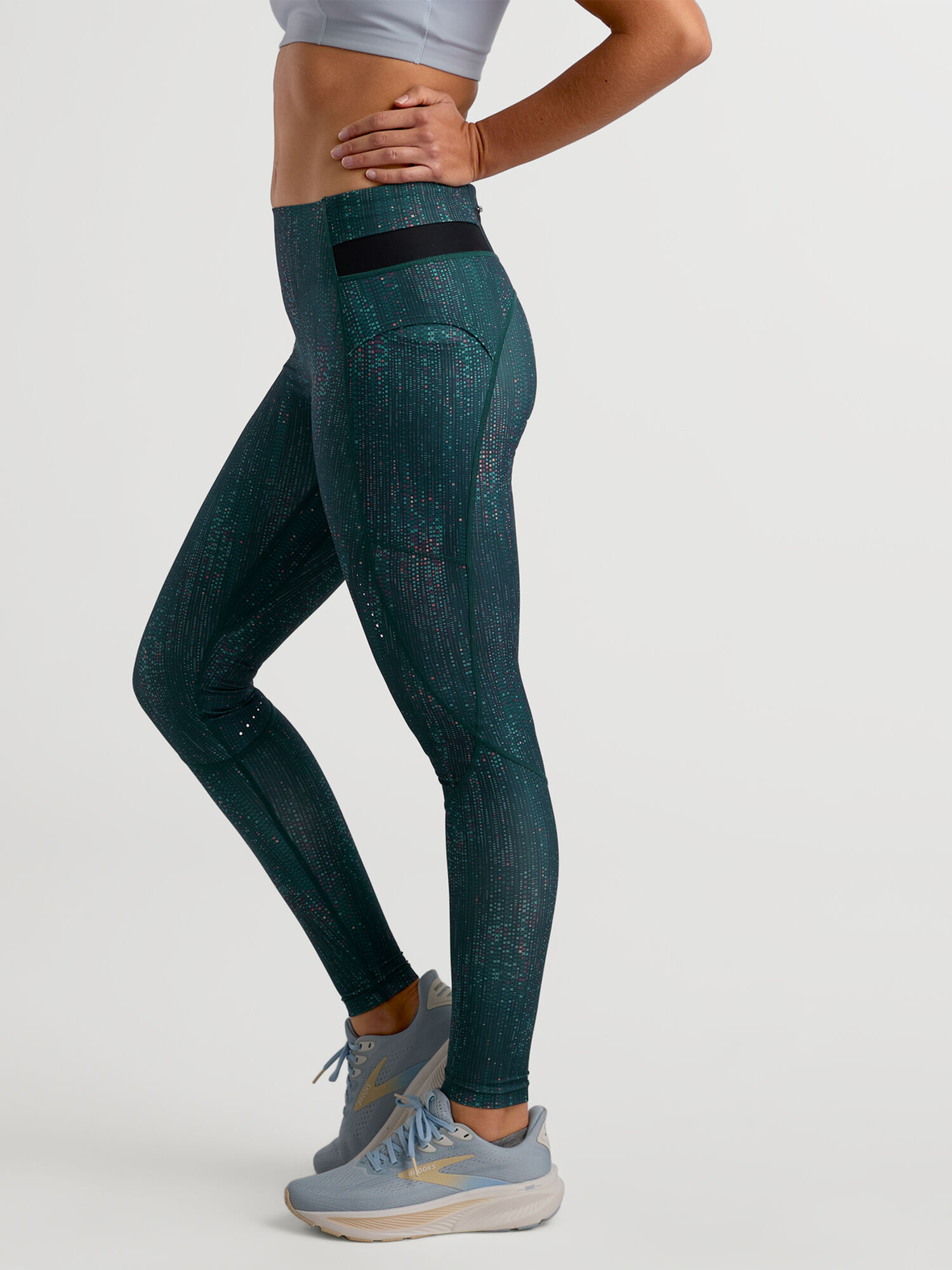 Power 7/8 Reflective Workout Leggings, , original