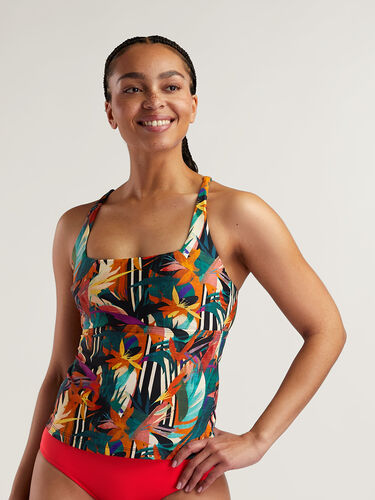 Hana Tankini Top - Birds of Paradise