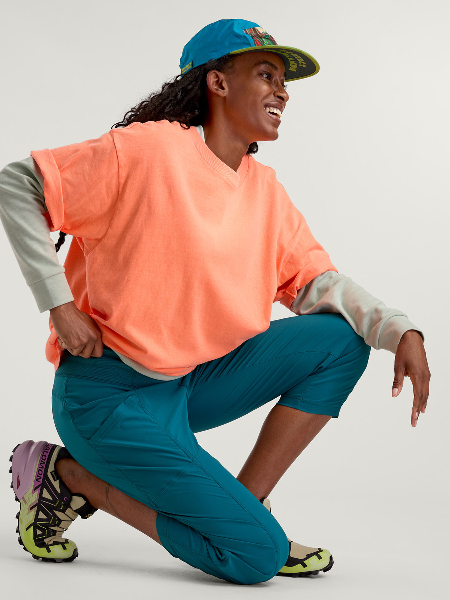 Evergreen Hiking Capris, , original
