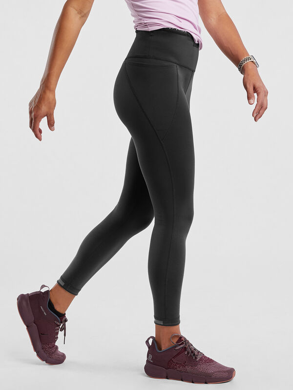 Mad Dash Reversible 7/8 Running Tights - Sleet, , original