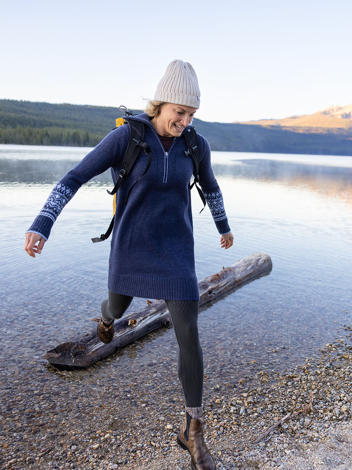 Spark Seamless Leggings - Dots, , model