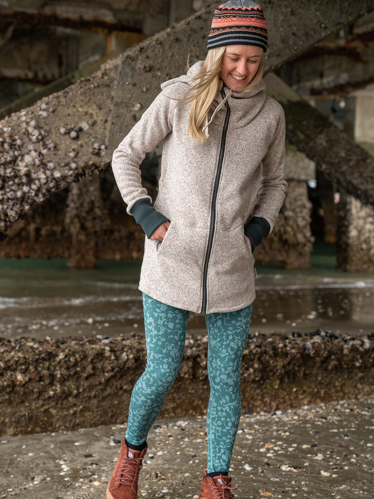 Fleece tunic hoodie store