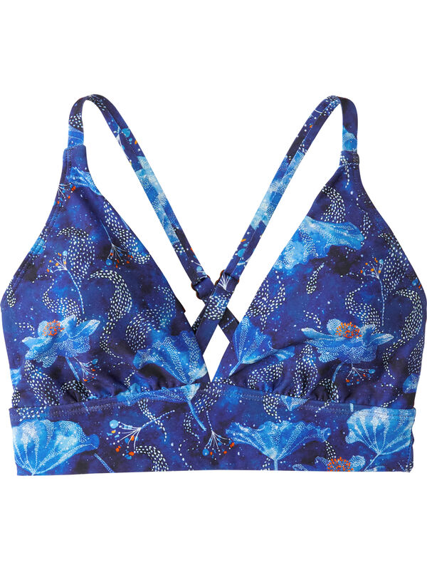 Sure Bet Midkini Top - Indigo Floral, , original