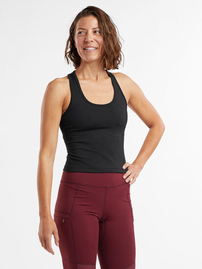 Drishti Racerback Tank Top, , model