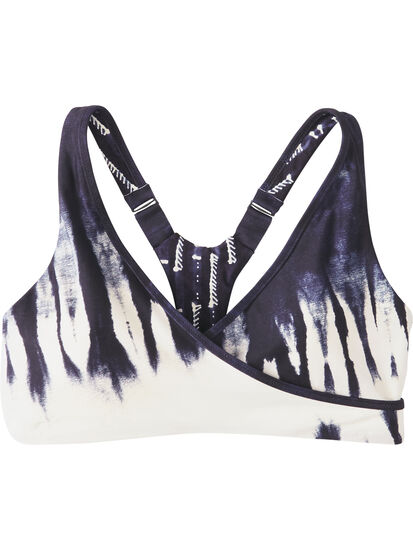 Backflip Reversible Bikini Top - Tie Dye/Rain: Image 1