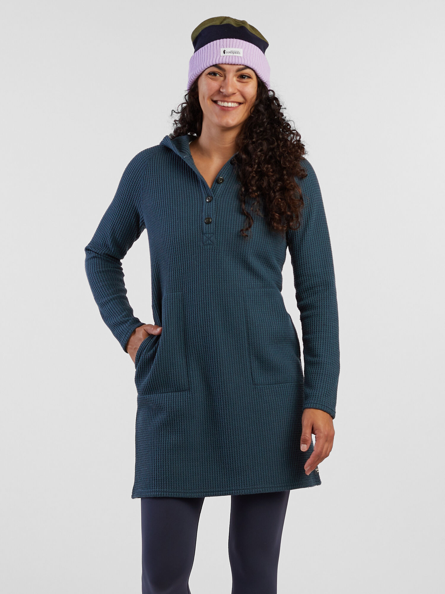 Bitterroot Waffle Hoodie Dress, , original
