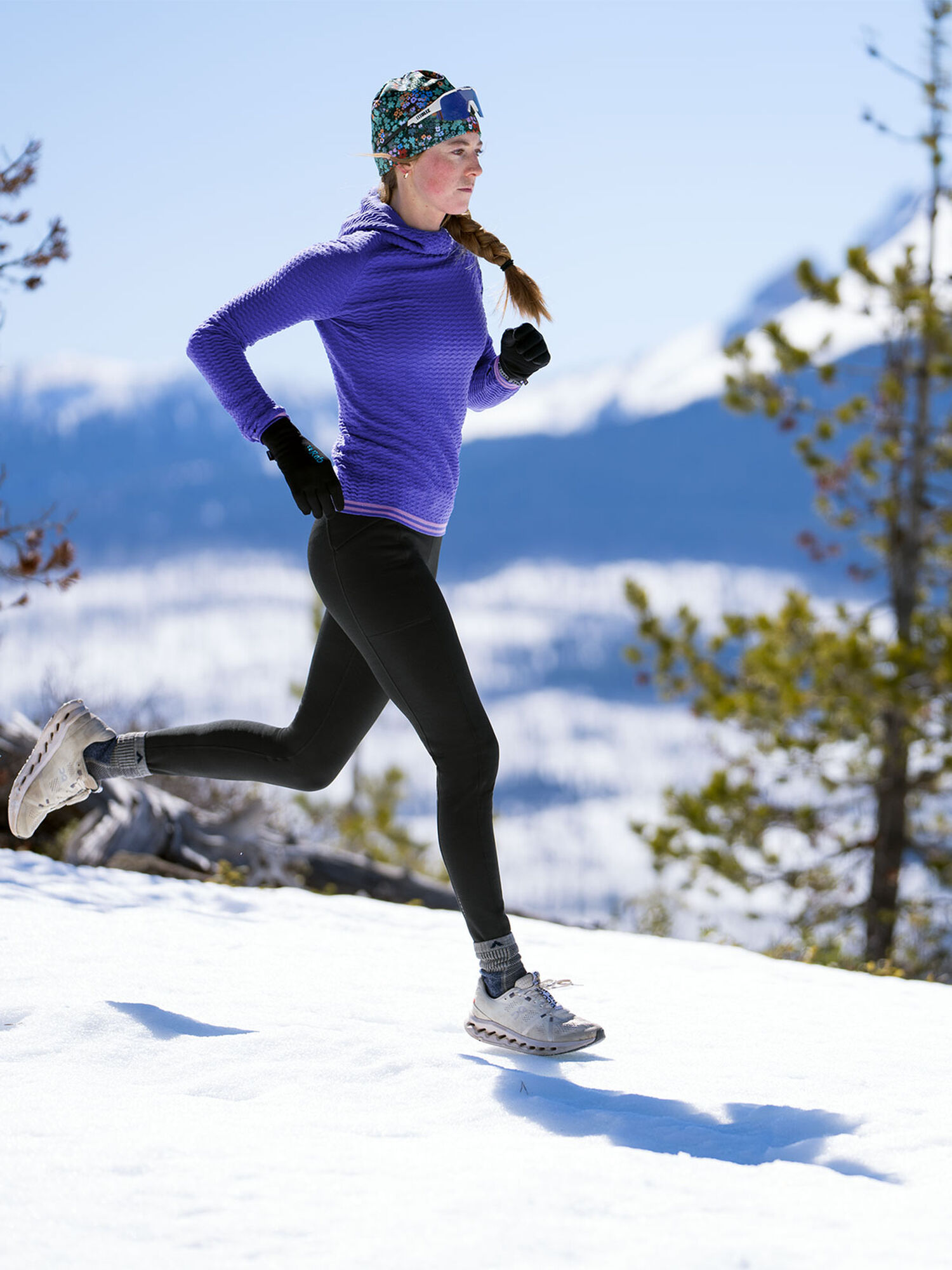 Crash Fleece Lined Tights - Petite, , model